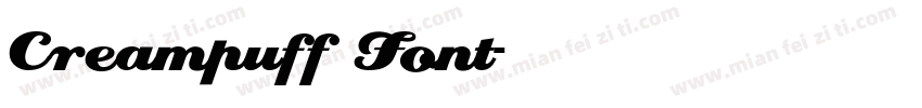 Creampuff Font字体转换